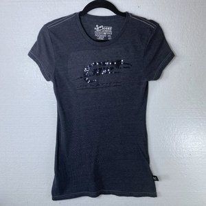 Nascar Chase S Dale Jr Nation Sequin T-Shirt Tee